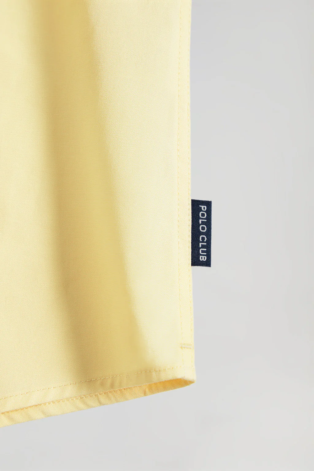 Camisa Slim de popelín amarilla con logo Rigby Go - Image 9