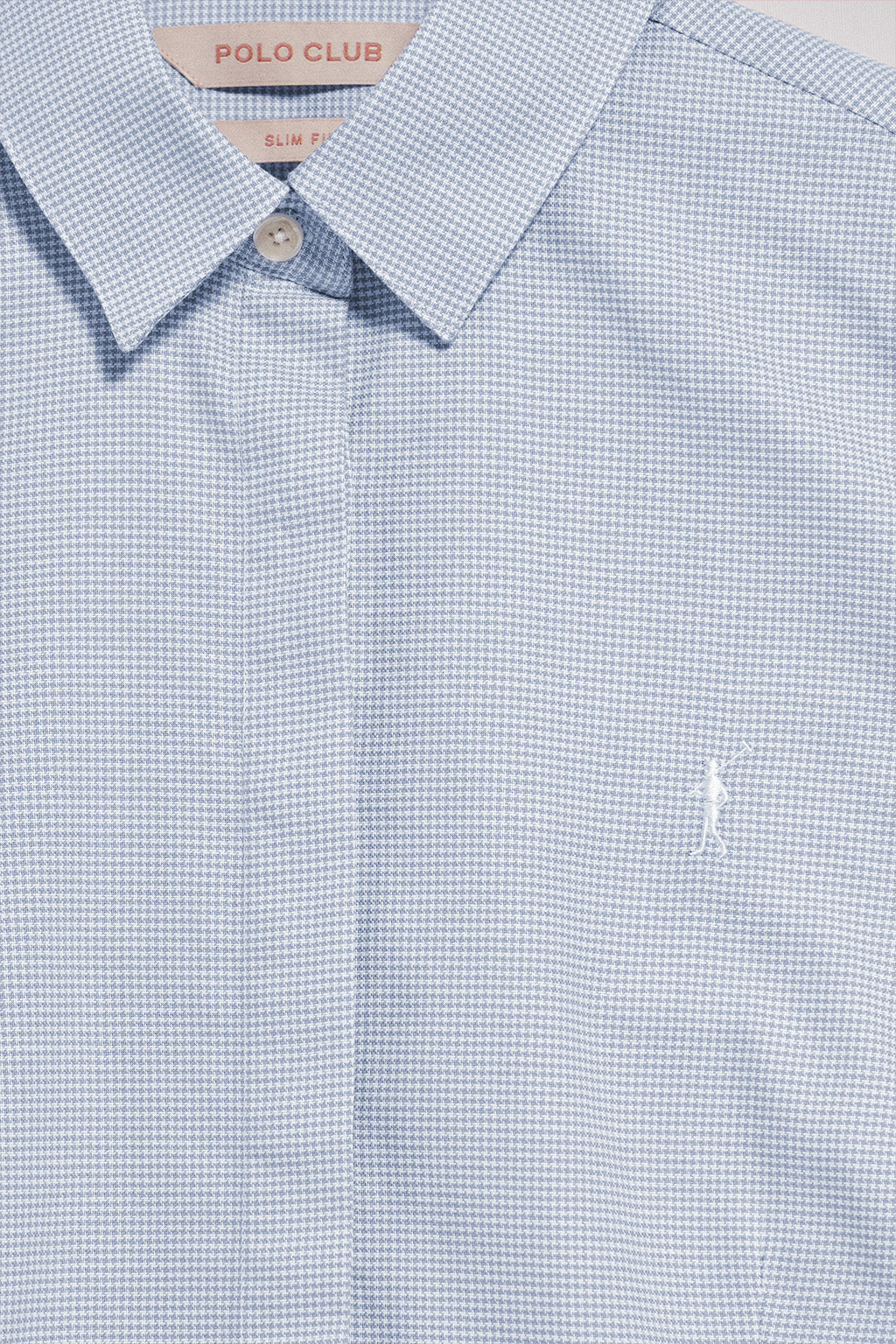 Camisa pata de gallo azul con bordado Rigby Go - Image 6