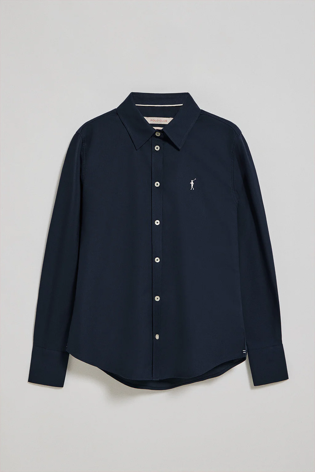 Camisa Oxford Regular fit azul marino con logo Rigby Go - Image 5