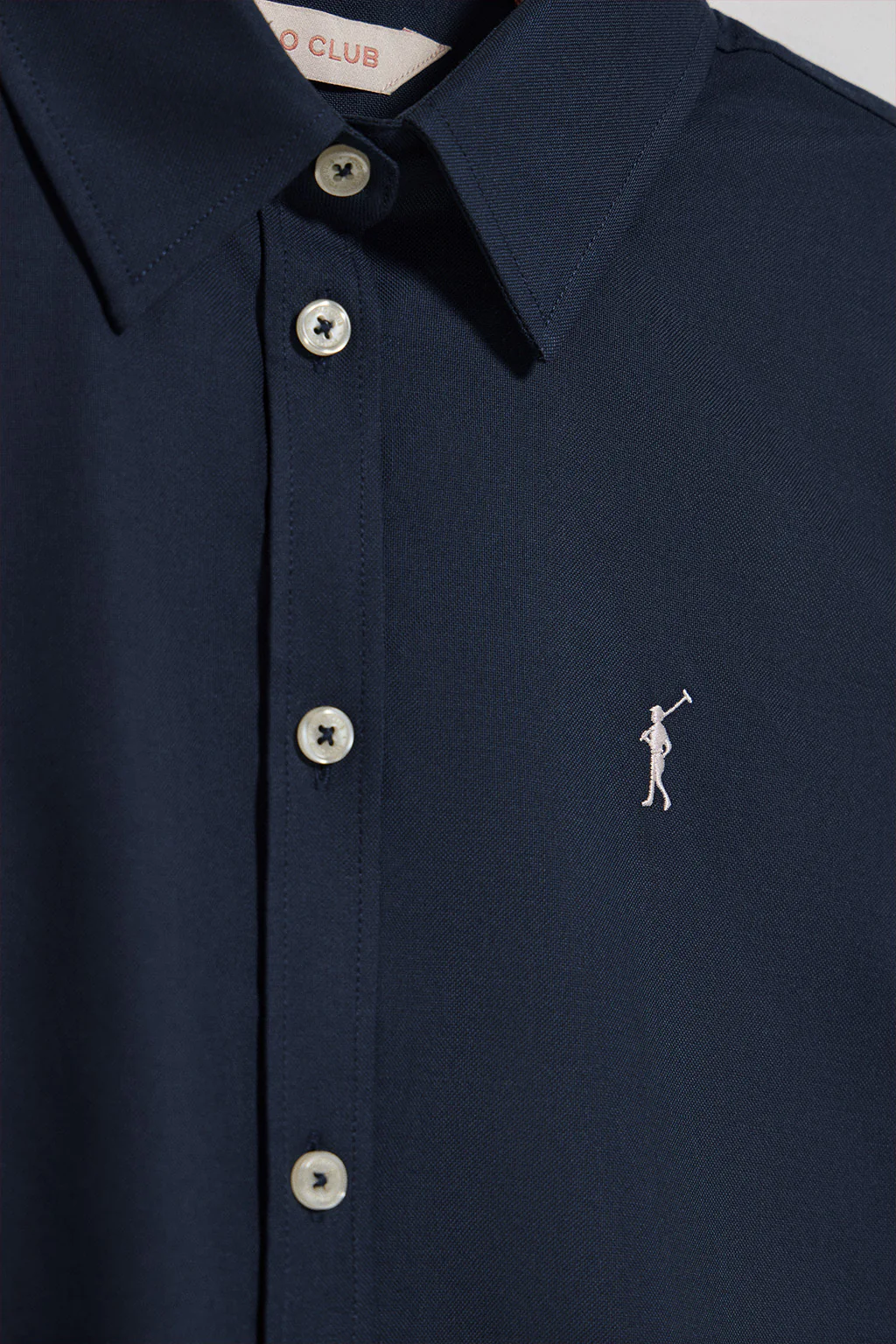 Camisa Oxford Regular fit azul marino con logo Rigby Go - Image 6