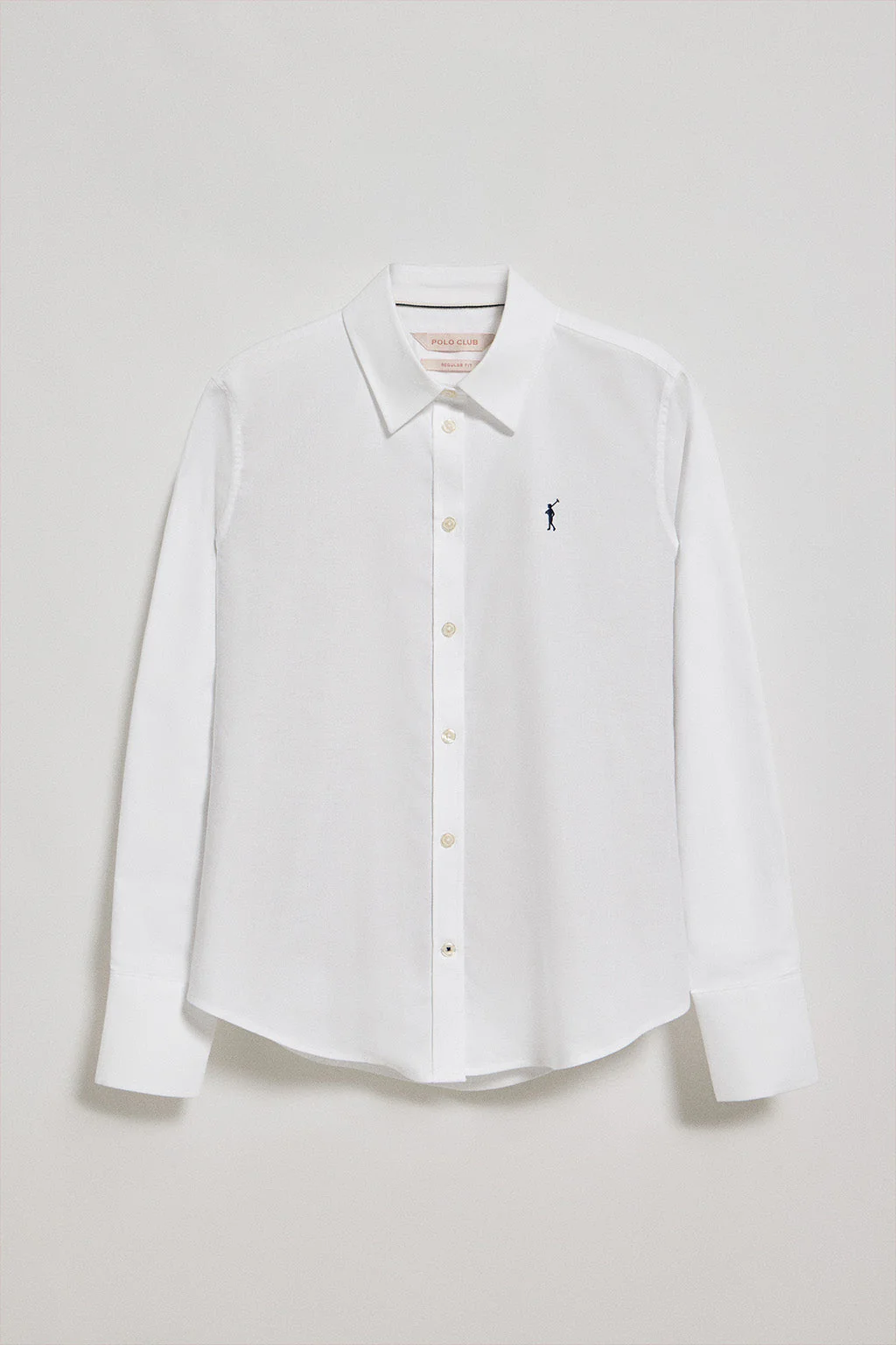 Camisa Oxford Regular fit blanca con logo Rigby Go - Image 5