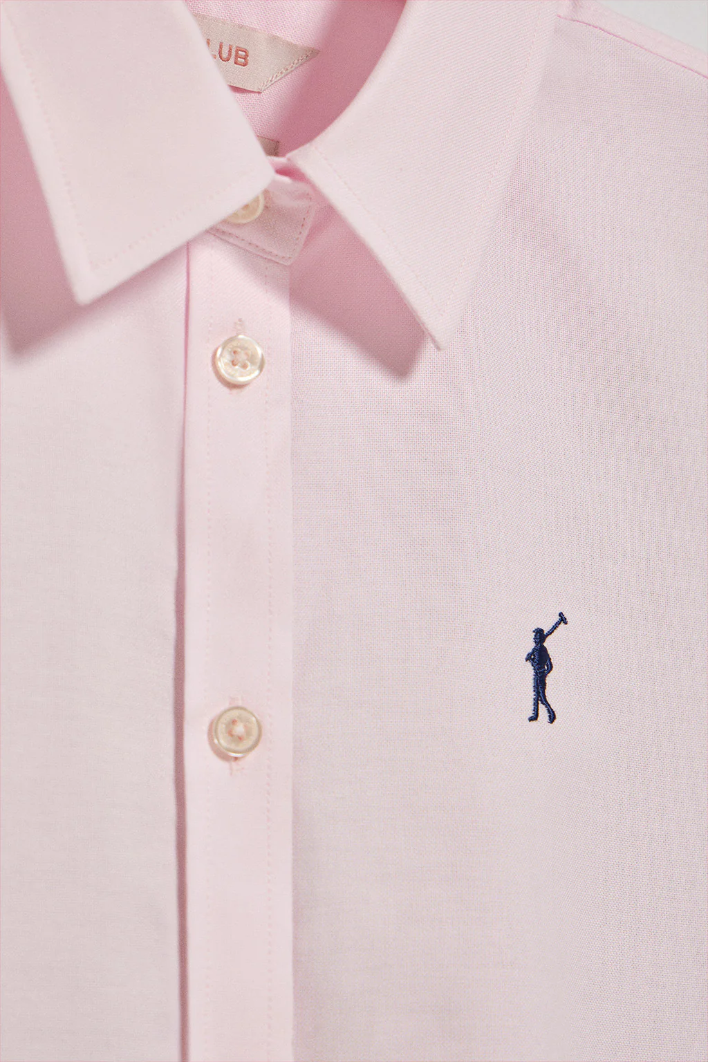 Camisa Oxford Regular fit rosa con logo Rigby Go - Image 6