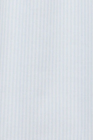 Camisa oxford de rayas azules con logo Rigby Go - Image 6