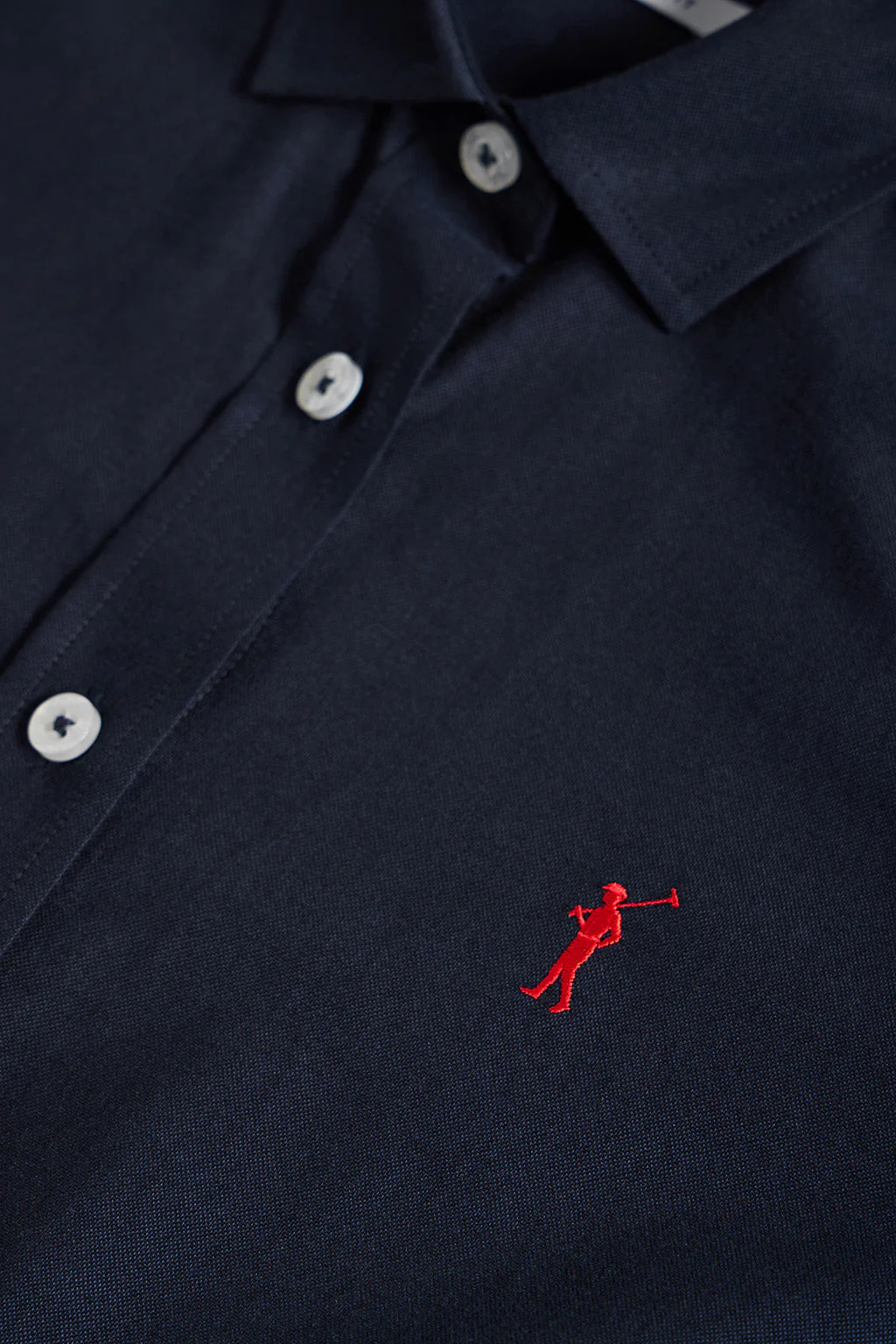 Camisa Oxford Regular fit azul marino con logo Rigby Go - Image 7