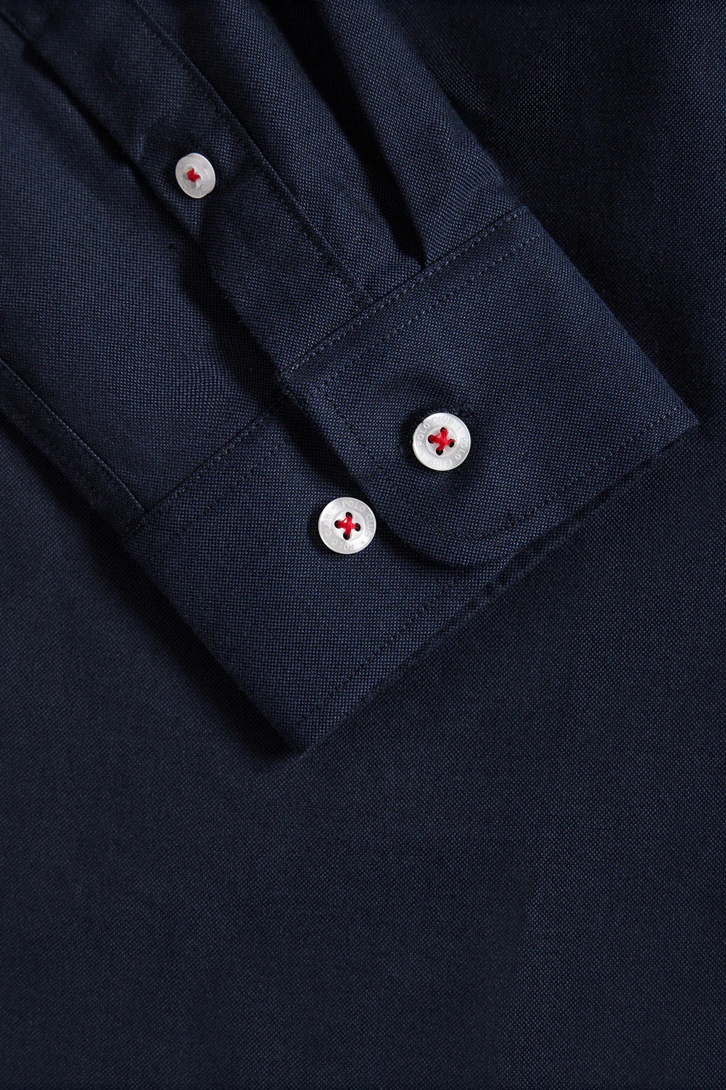 Camisa Oxford Regular fit azul marino con logo Rigby Go - Image 9