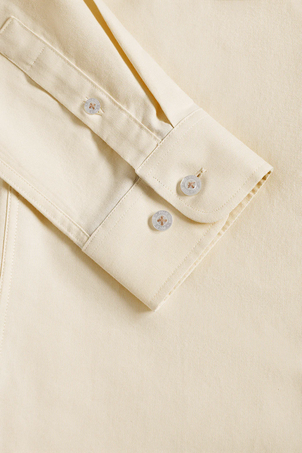 Camisa Oxford Regular fit beige con logo Rigby Go - Image 9