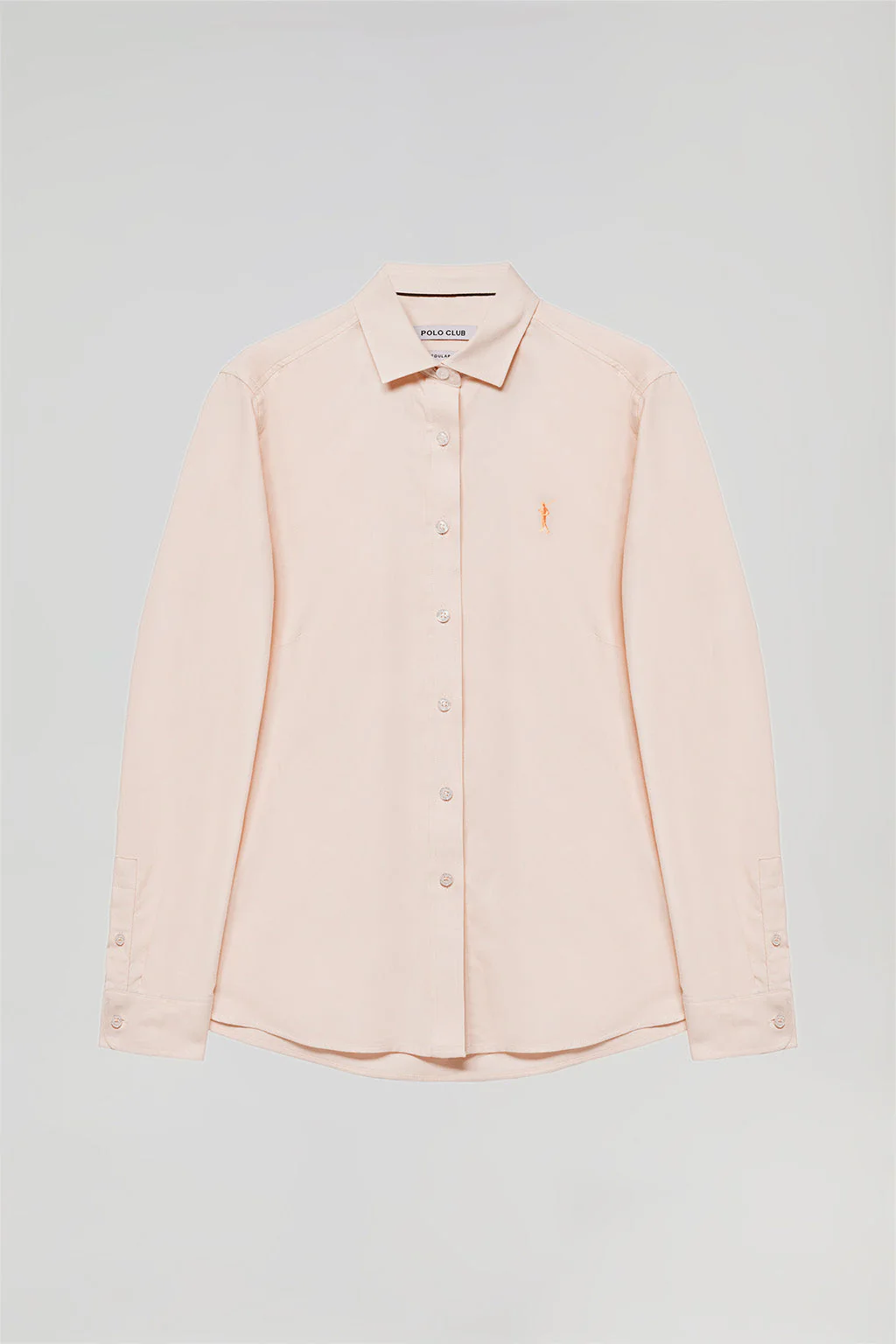 Camisa Oxford Regular fit color melocotón con logo Rigby Go - Image 10