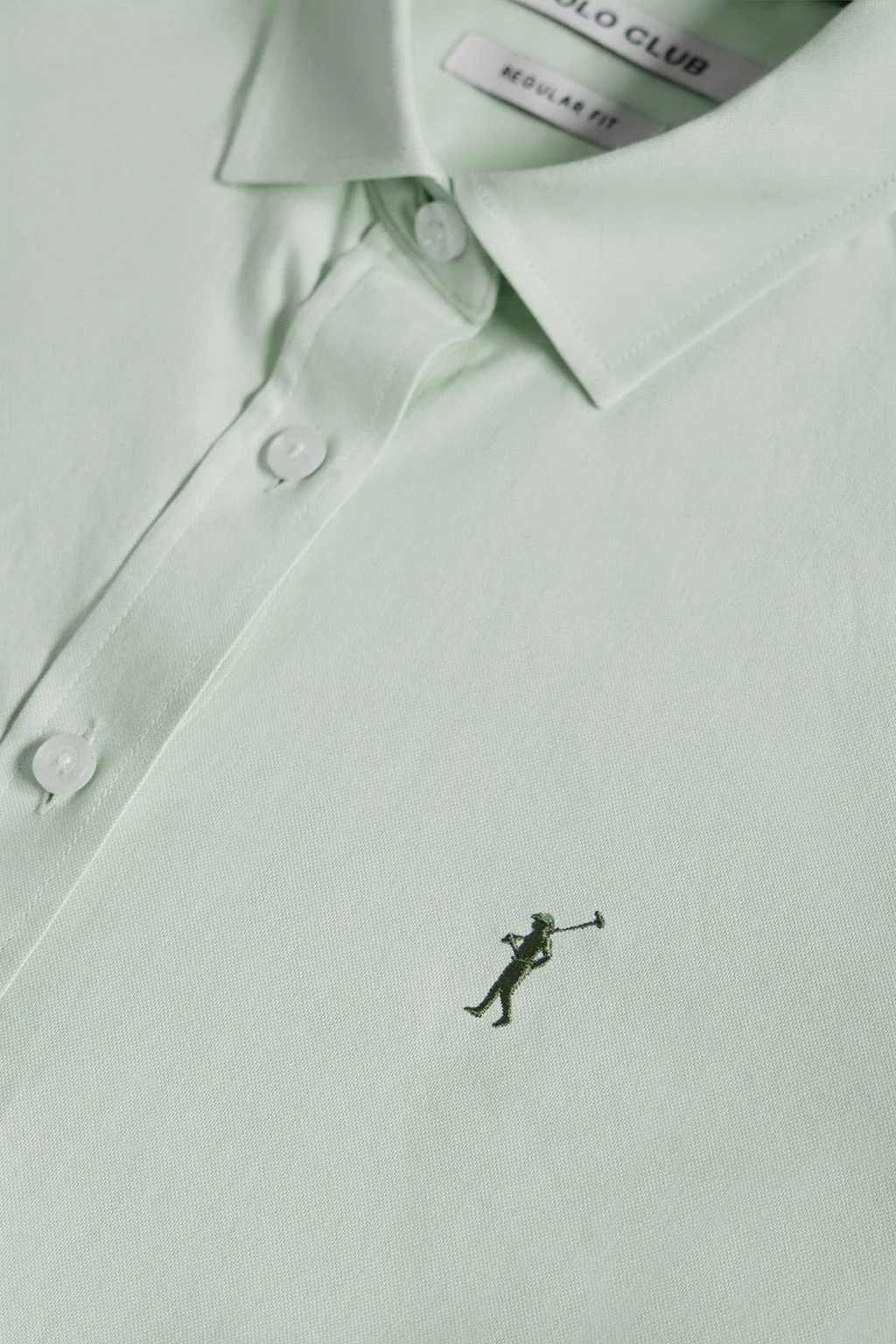 Camisa Oxford Regular fit verde jade con logo Rigby Go - Image 6