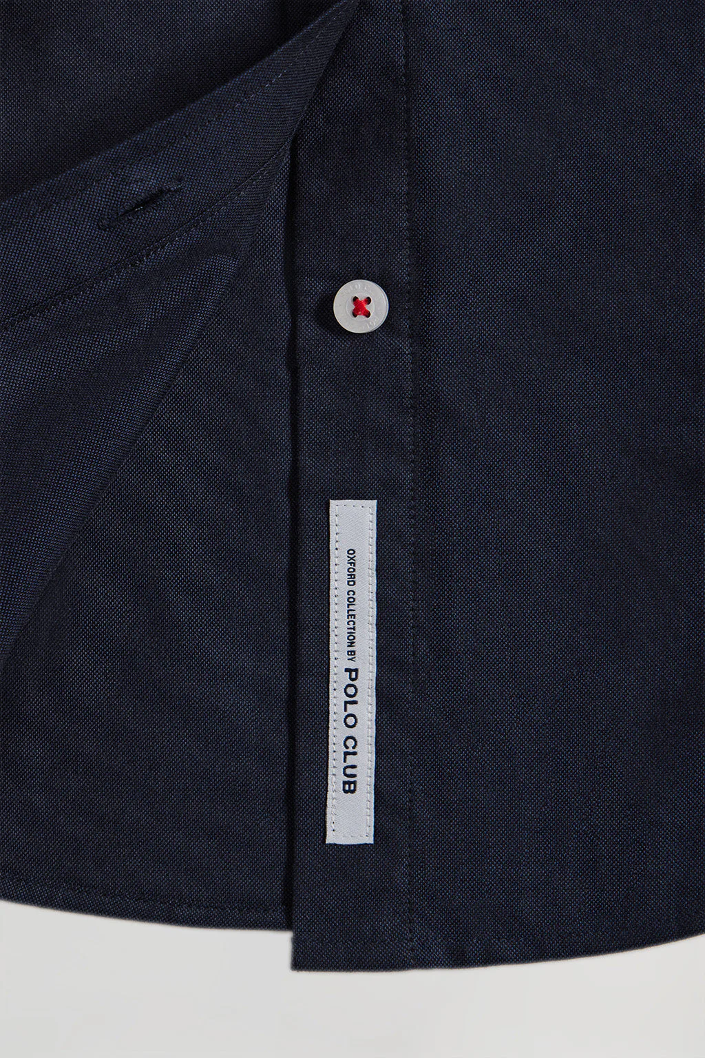 Camisa azul marino oxford Slim fit con logo Rigby Go - Image 8