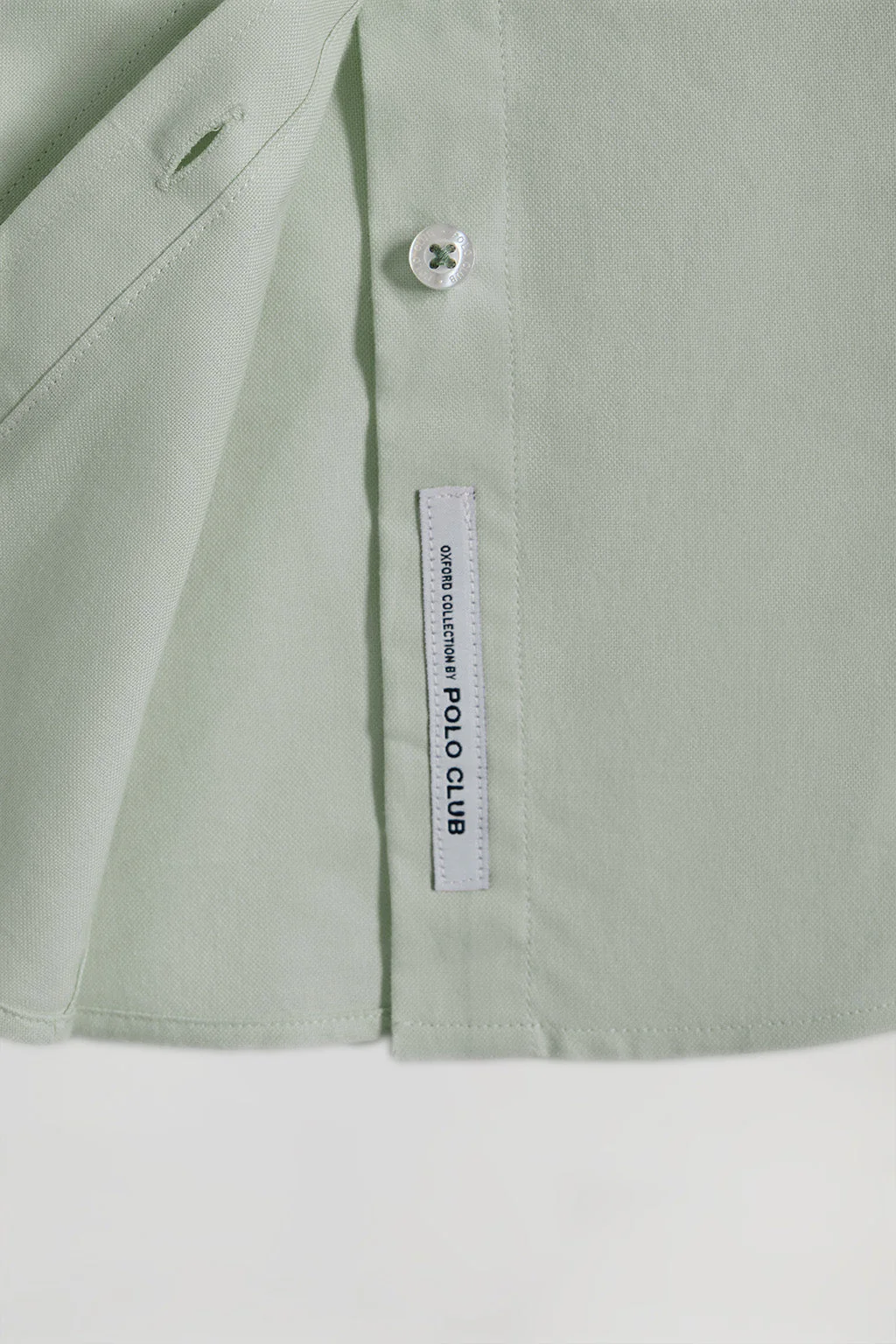 Camisa verde jade oxford Slim fit con logo Rigby Go - Image 7
