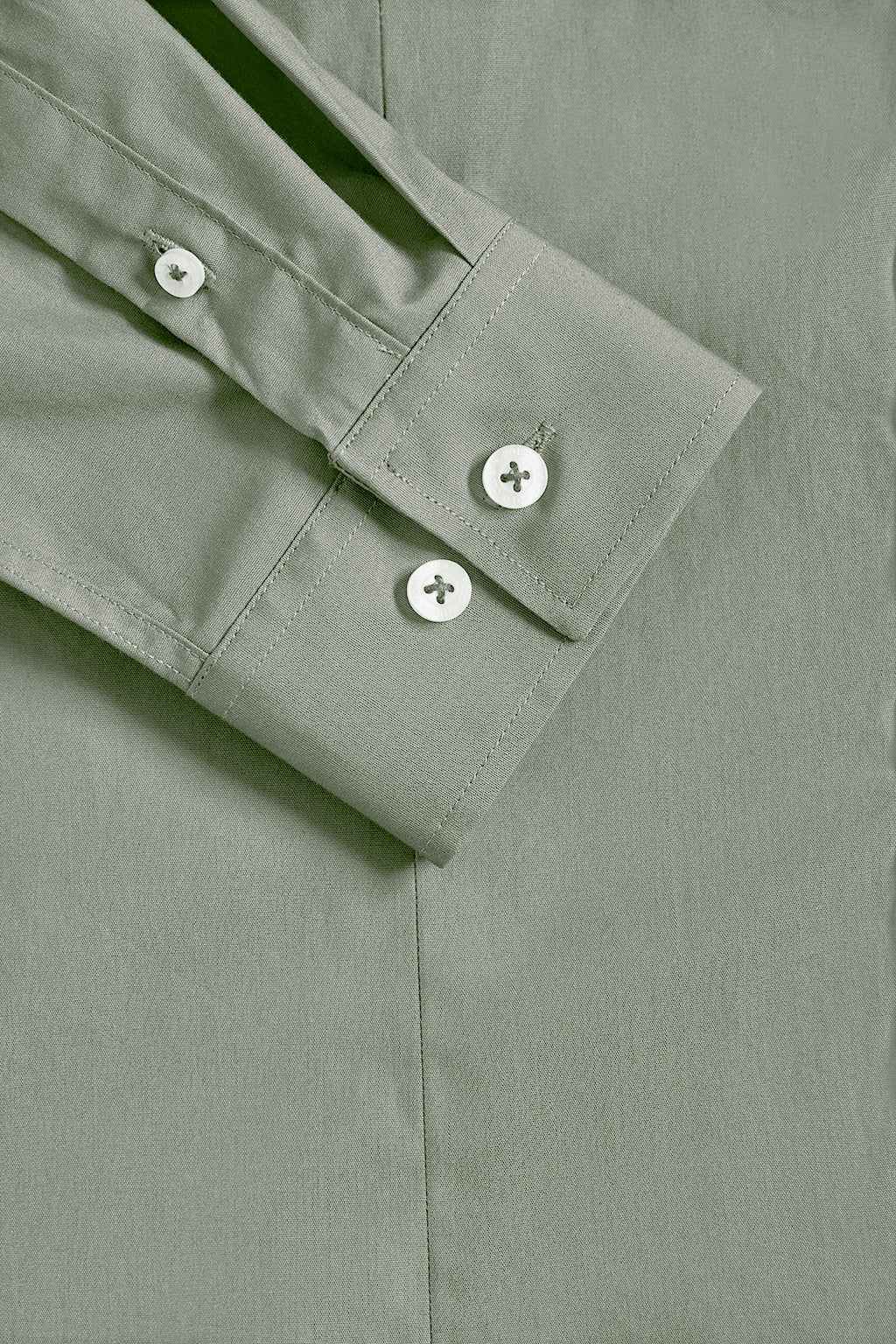 Camisa de popelín Slim Fit verde jade con bordado Rigby Go - Image 8