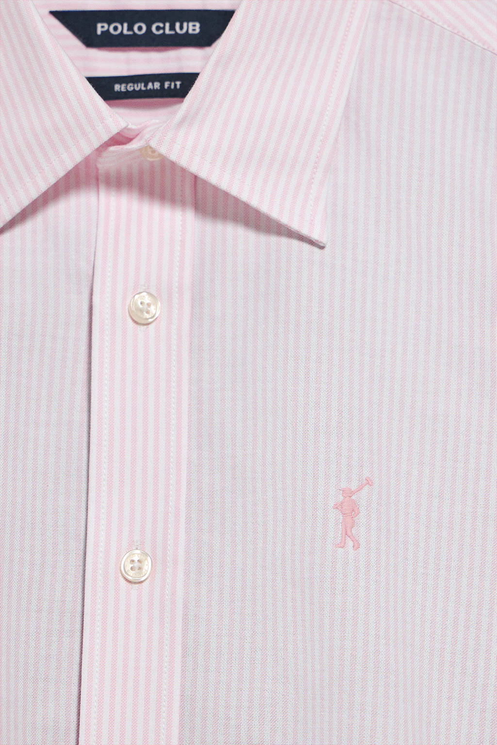 Camisa raya yale rosa con logo bordado Rigby Go - Image 9
