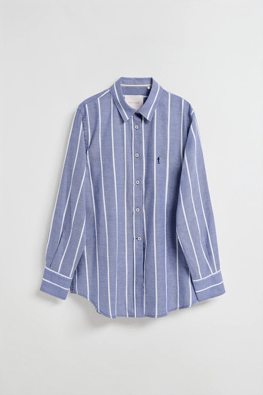 Camisa relax Salima azul con logo Rigby Go - Image 6