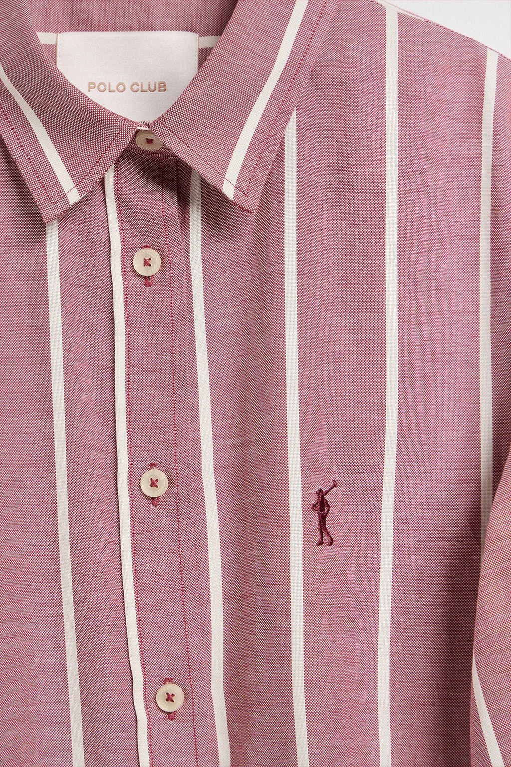 Camisa relax Salima burdeos con logo Rigby Go - Image 7