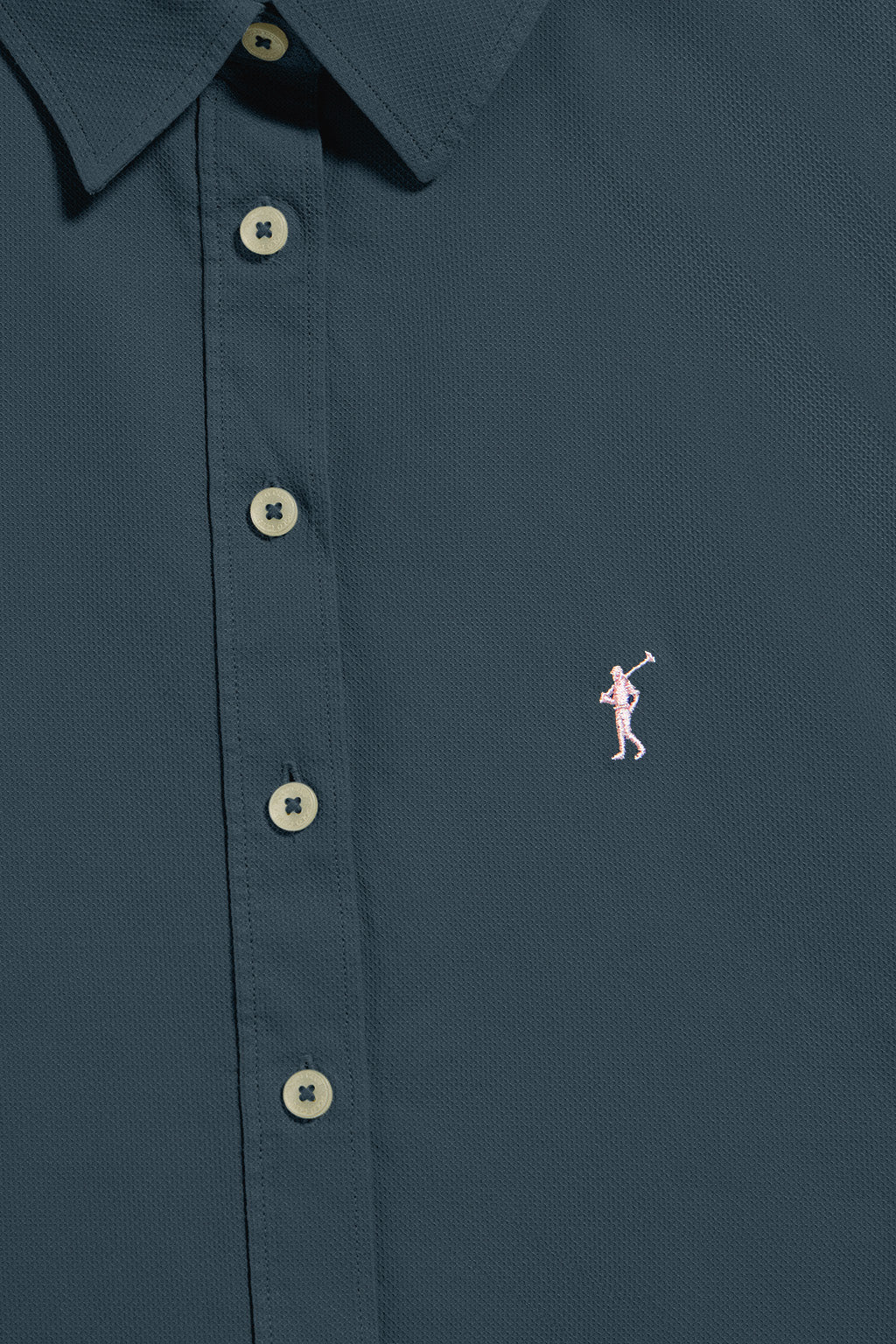Camisa slim Sefora azul marino con logo Rigby Go - Image 10
