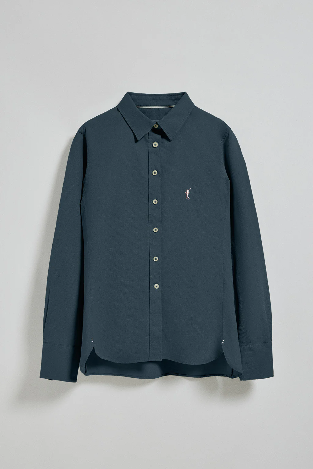 Camisa slim Sefora azul marino con logo Rigby Go - Image 5