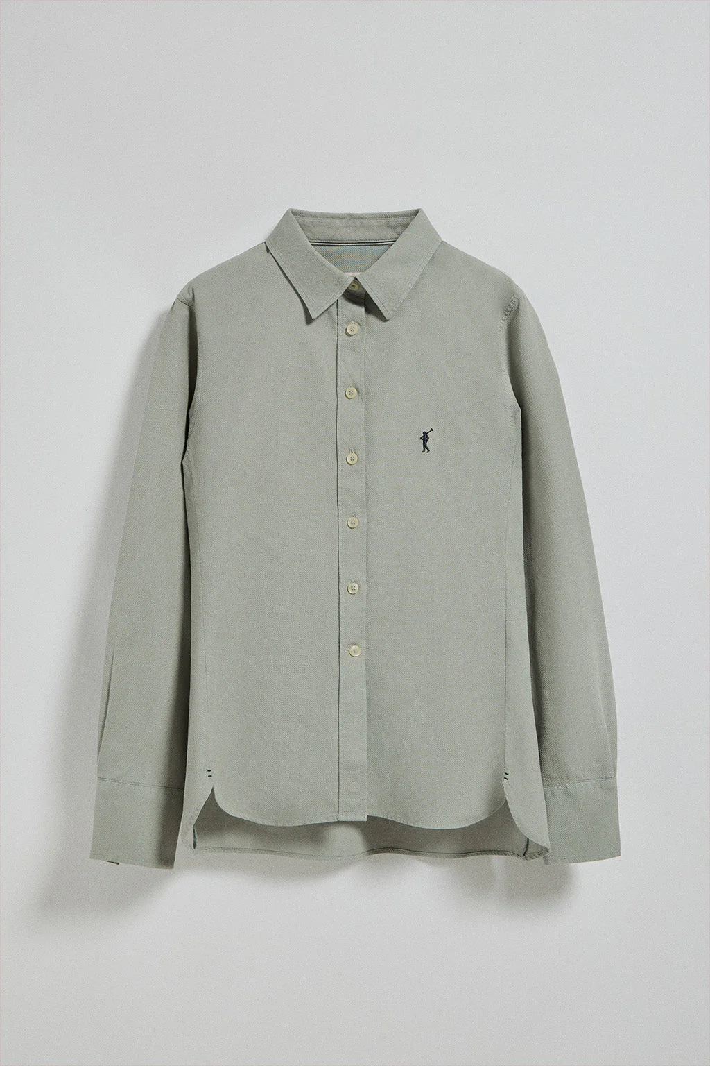 Camisa slim Sefora verde claro con logo Rigby Go - Image 10