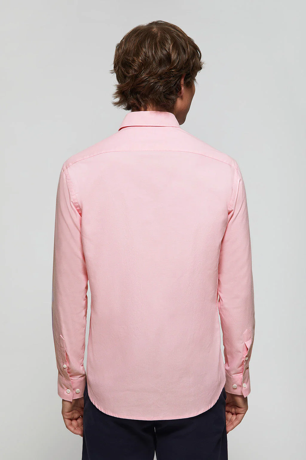 Camisa oxford rosa con detalle bordado Polo Club - Image 5