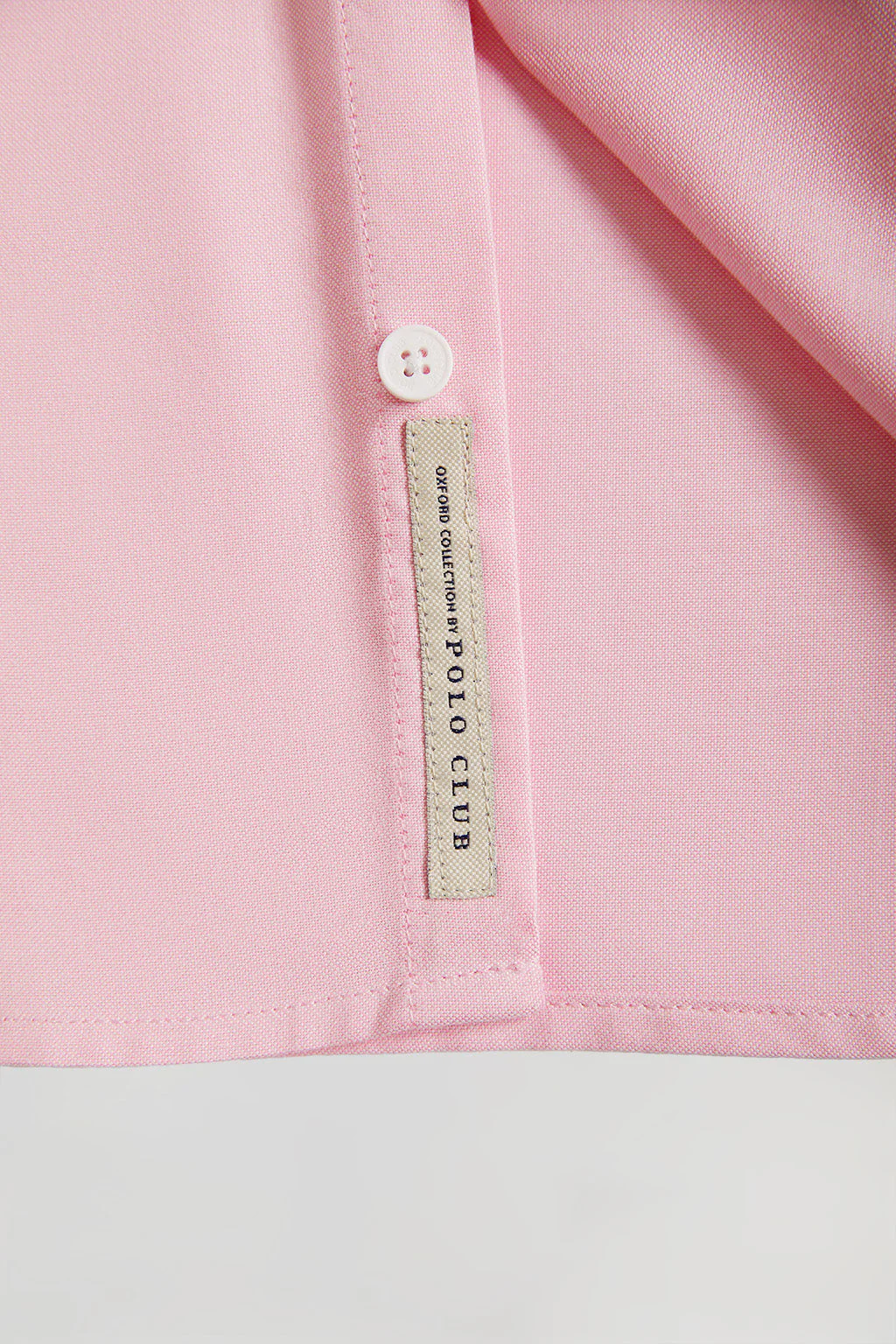 Camisa oxford rosa con detalle bordado Polo Club - Image 8