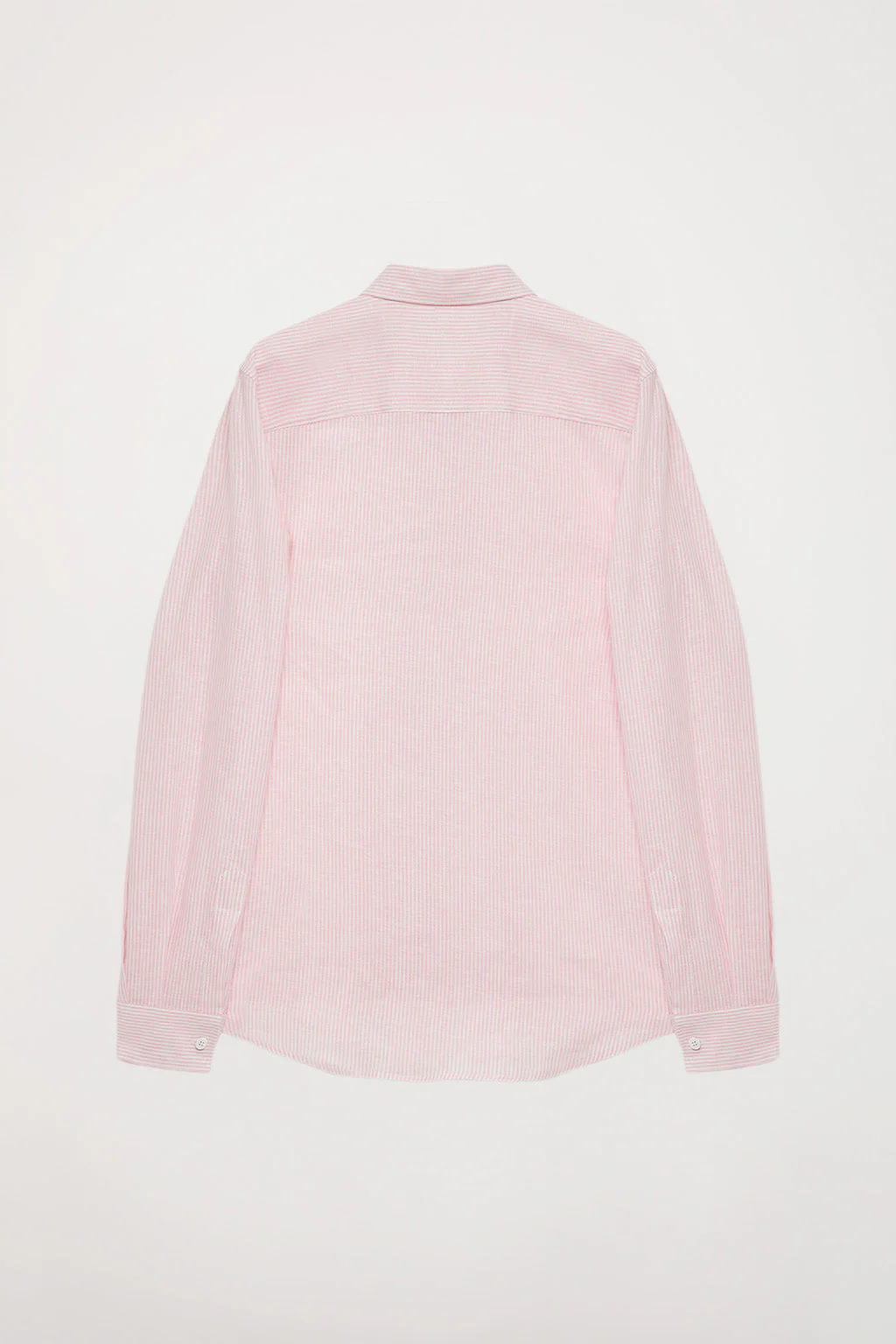Camisa mil rayas rosa con detalle bordado en el pecho - Image 11