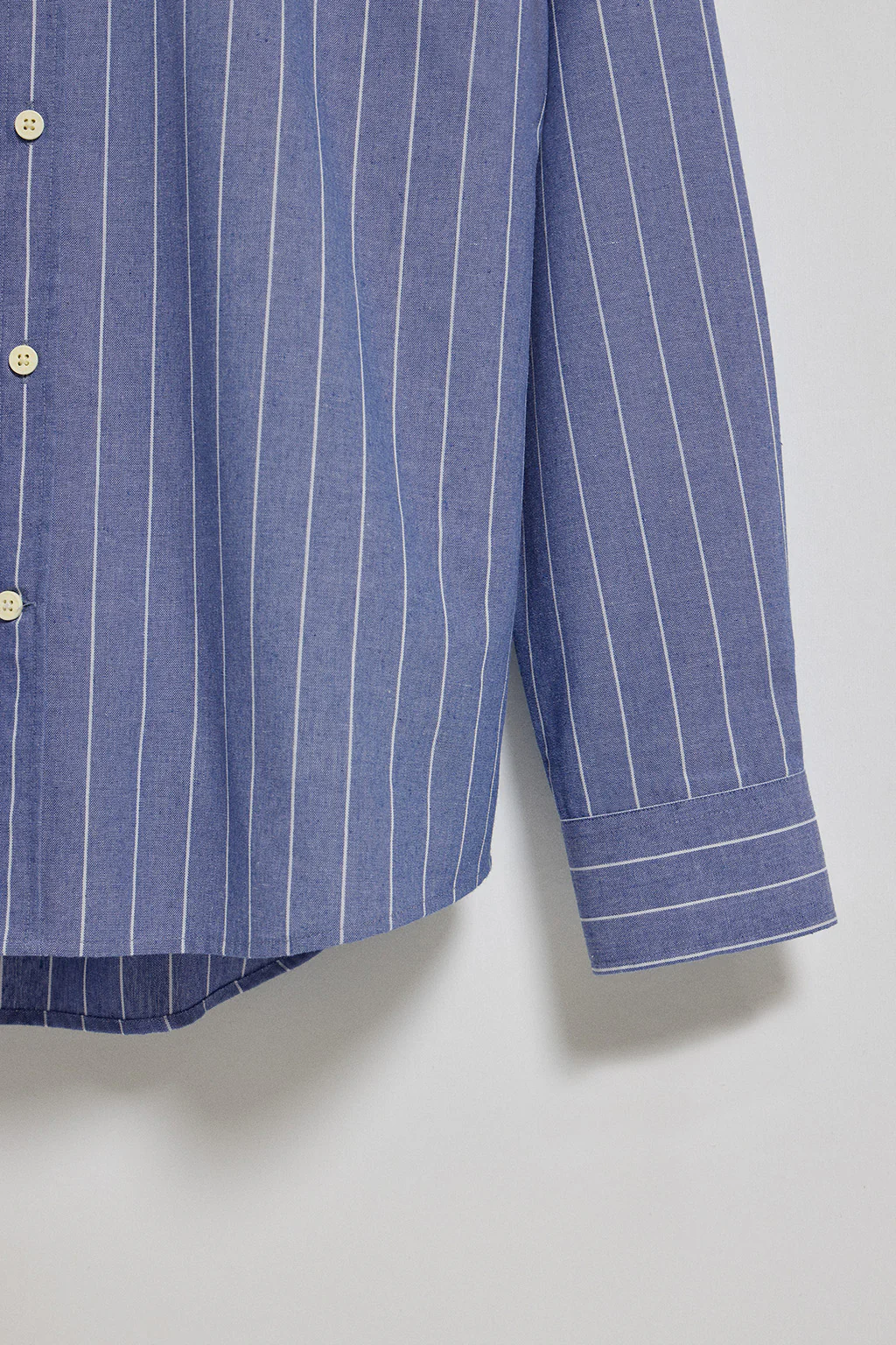 Camisa azul St James a rayas regular fit con logo Rigby Go - Image 7