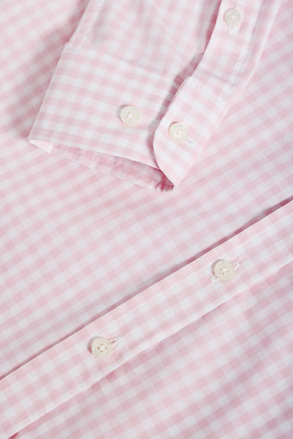 Camisa de cuadros vichy rosa con detalle Polo Club - Image 8