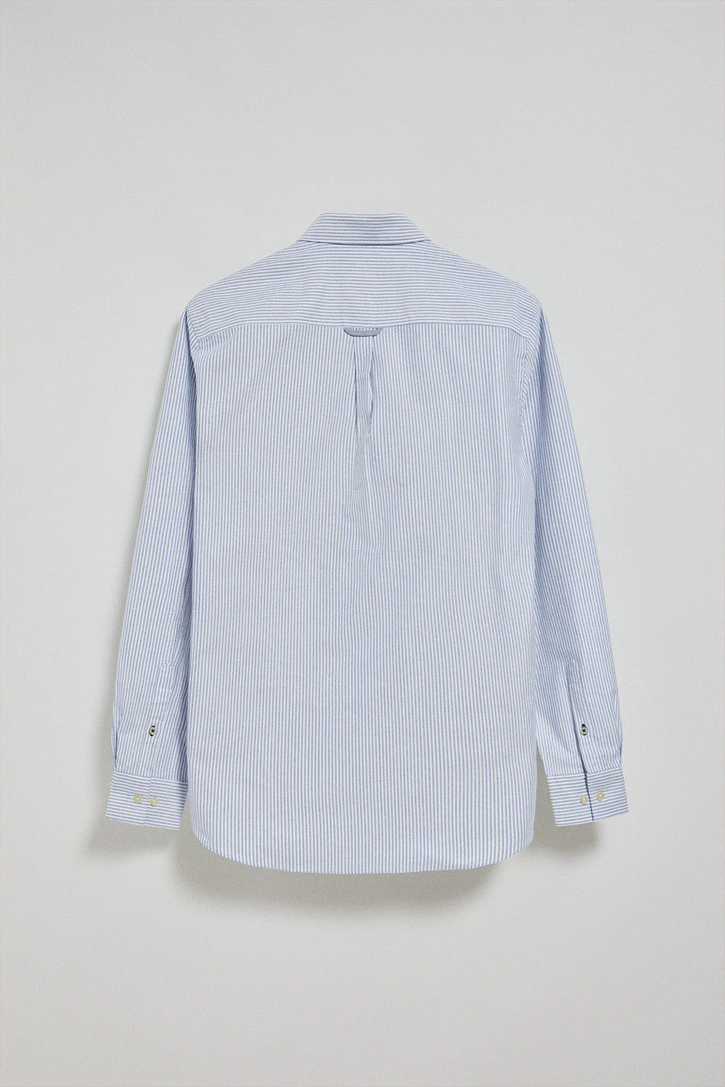 Camisa oxford de rayas azul Yale con logo bordado Rigby Go - Image 8