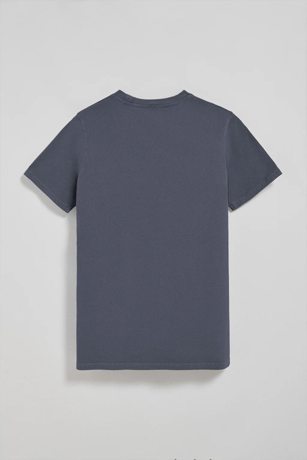 Camiseta Apolo garment dyed azul marino con logo Polo Club aterciopelado - Image 8