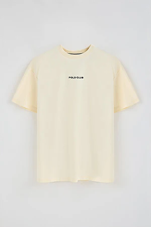 Camiseta color crudo de cuello redondo y print náutico - Image 10