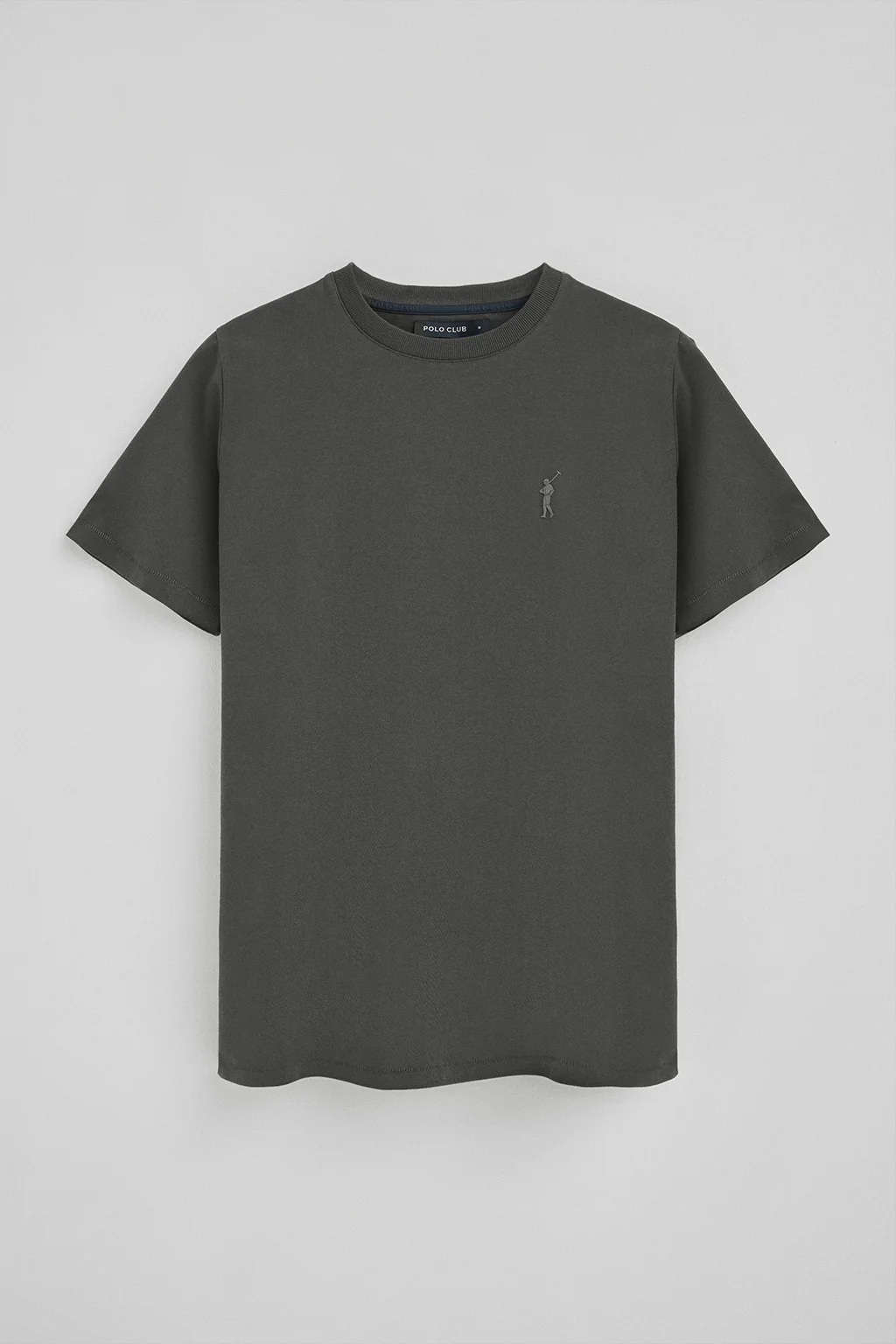 Camiseta gris oscuro con logo engomado Rigby Go - Image 8
