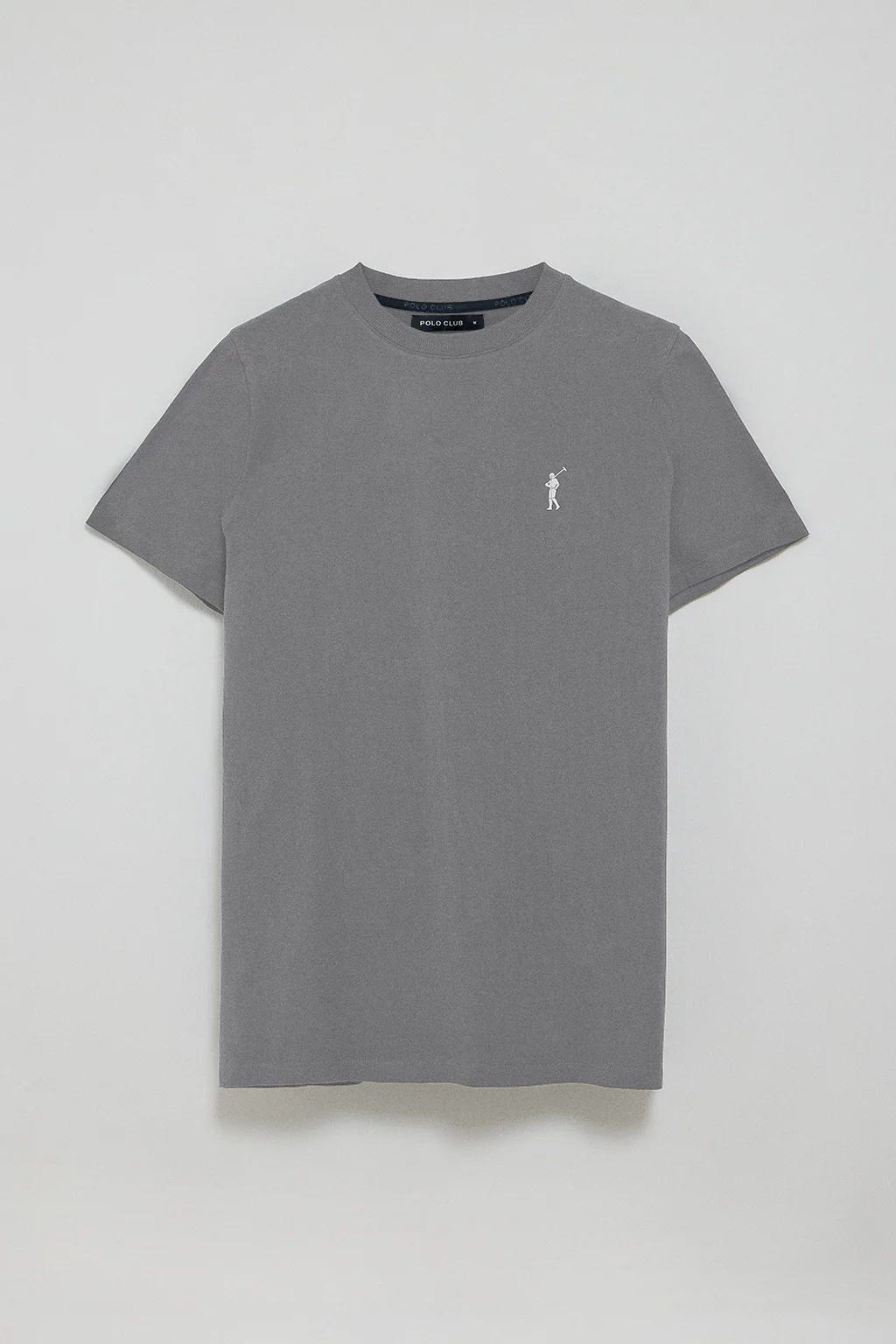 Camiseta gris asfalto de cuello redondo y Big Rigby Go engomado - Image 7