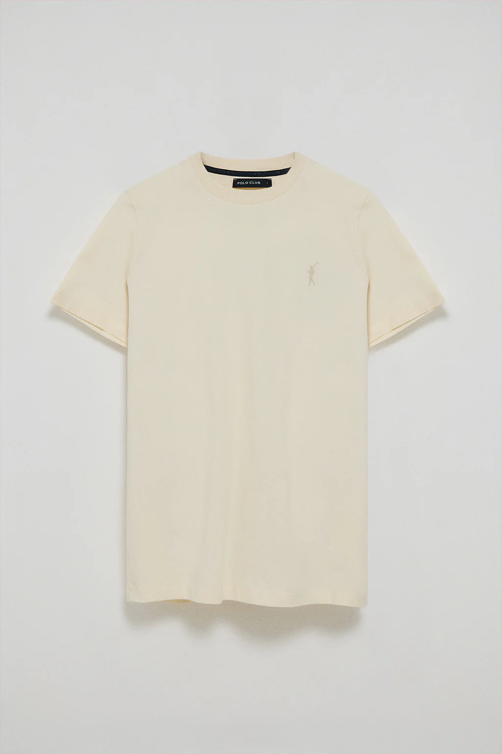 Camiseta color crudo de cuello redondo y Big Rigby Go engomado - Image 7