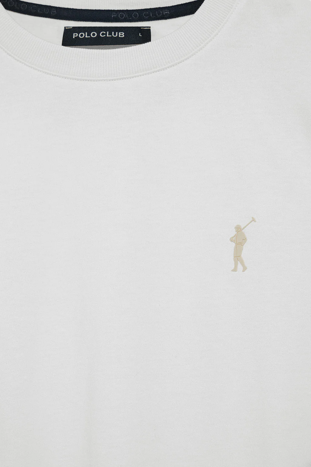 Camiseta blanca de cuello redondo y Big Rigby Go engomado - Image 9