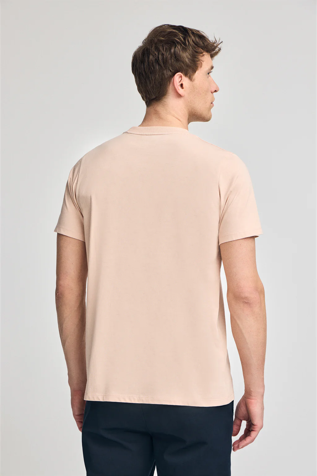 Camiseta color maquillaje de cuello redondo y Big Rigby Go engomado - Image 2