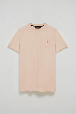 Camiseta color maquillaje de cuello redondo y Big Rigby Go engomado - Image 6