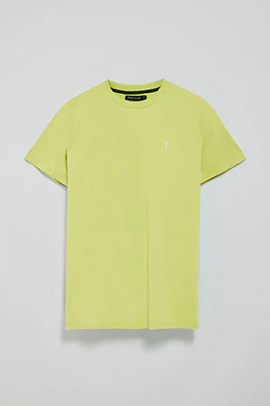 Camiseta verde lima de cuello redondo y Big Rigby Go engomado - Image 6