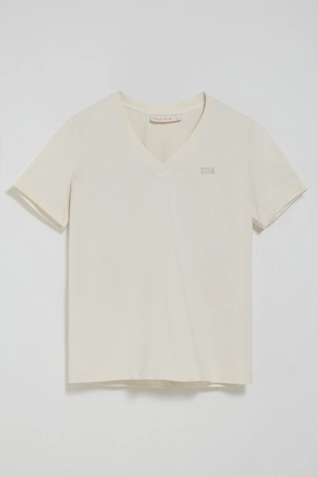 Camiseta Turia color crudo de acabado peach effect con print engomado Polo Club - Image 5