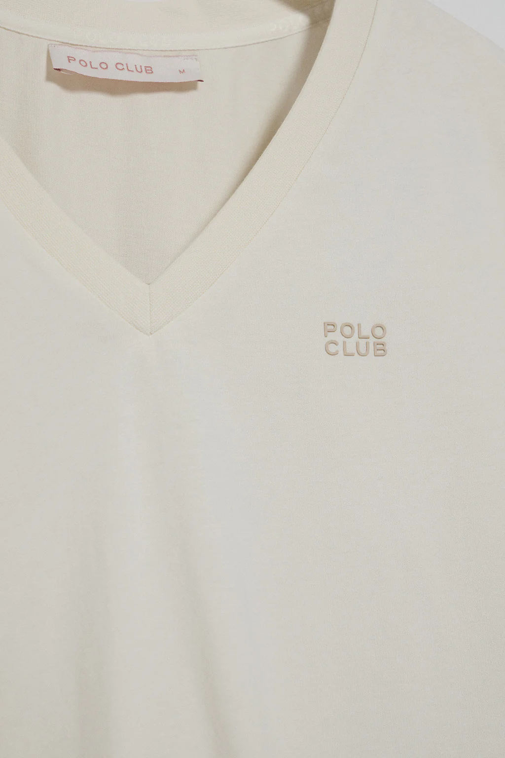 Camiseta Turia color crudo de acabado peach effect con print engomado Polo Club - Image 9