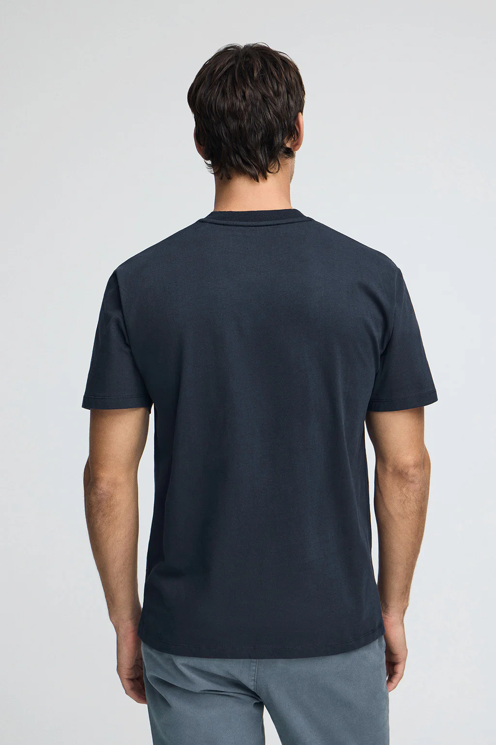 Camiseta azul marino con parche personalizado Polo Club - Image 5
