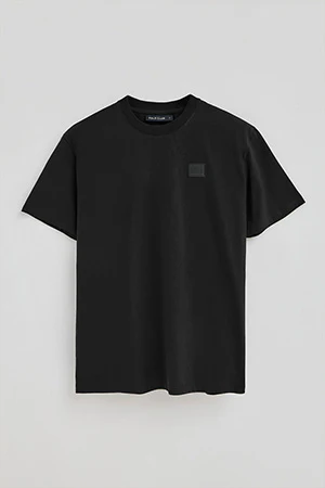 Camiseta negra con parche personalizado Polo Club - Image 9