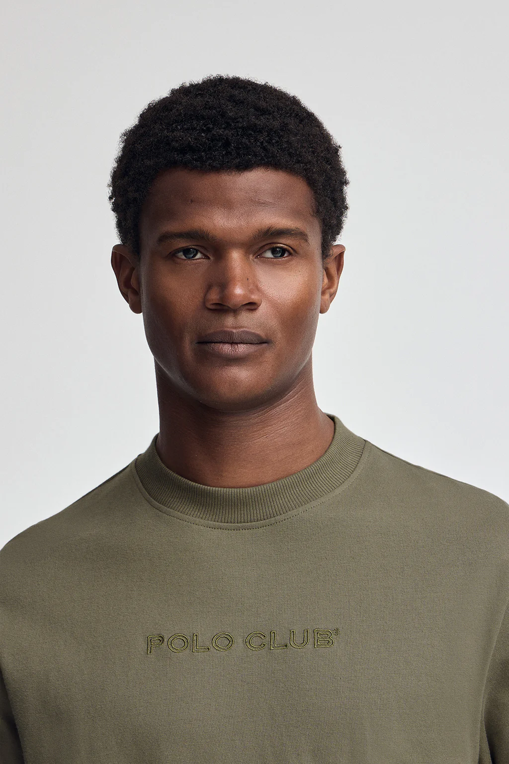 Camiseta Caliope verde militar con logo bordado Polo Club - Image 2