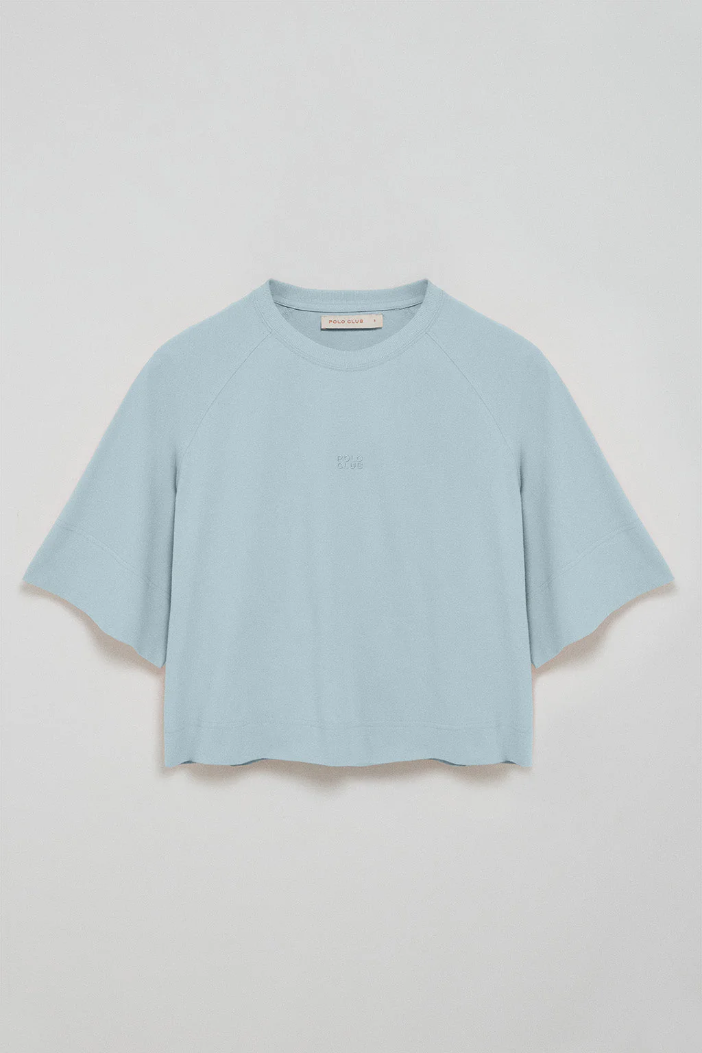Camiseta azul claro Danae con logo bordado - Image 7