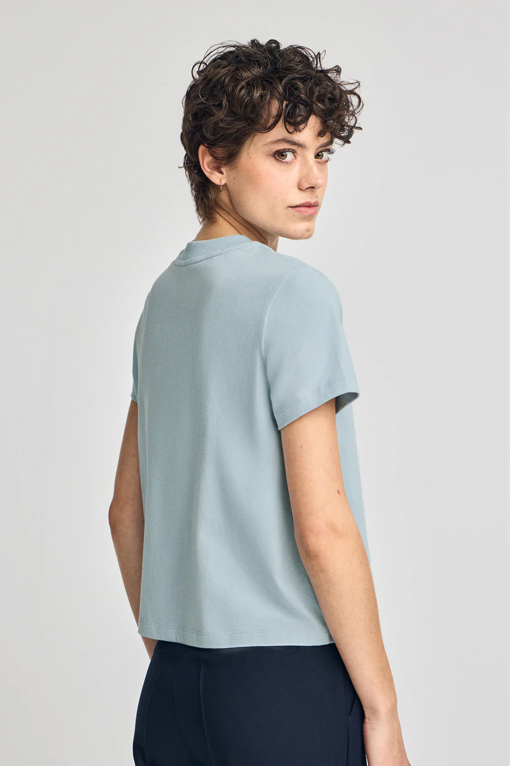 Camiseta Diamond azul claro con print foil Polo Club - Image 2