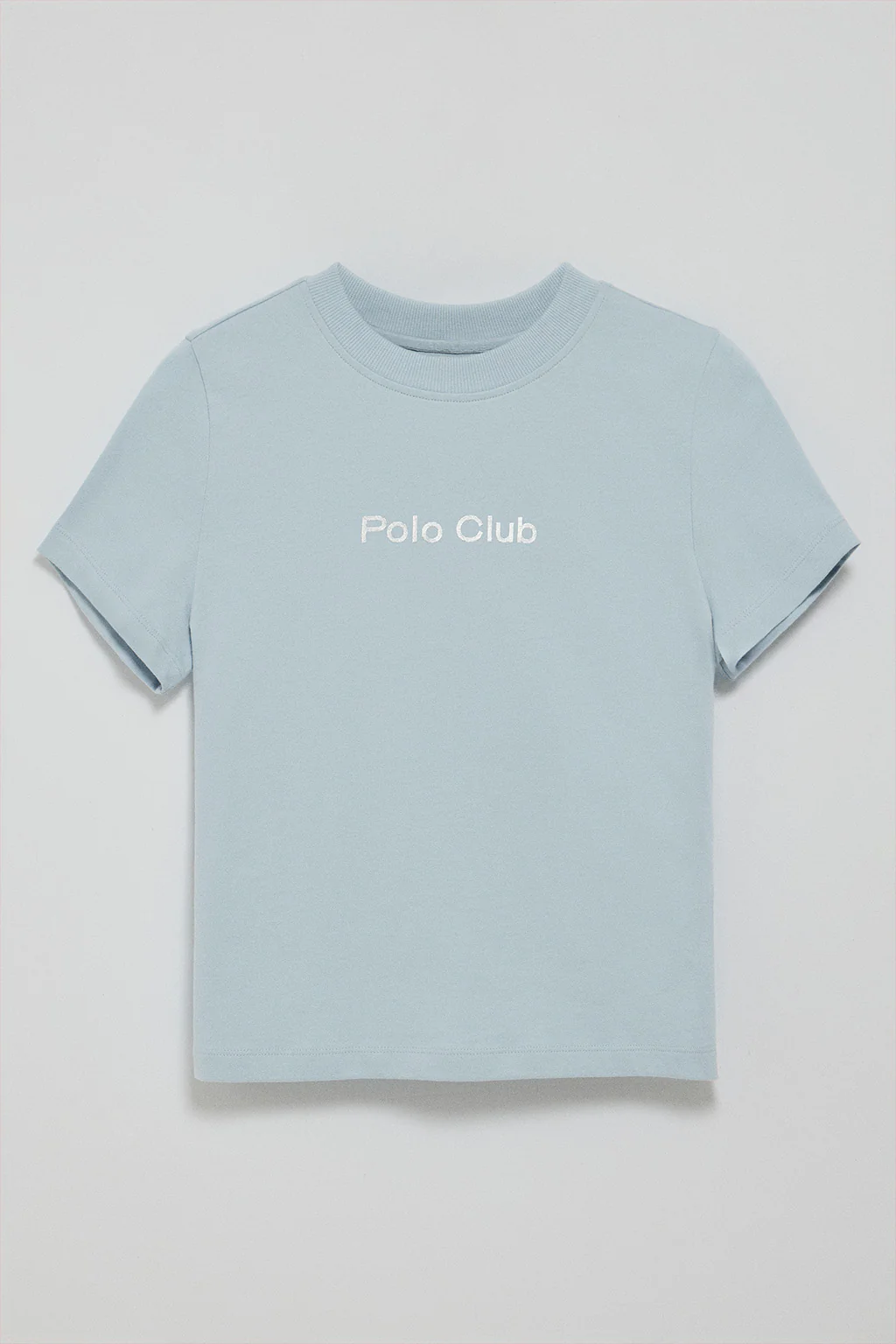 Camiseta Diamond azul claro con print foil Polo Club - Image 9