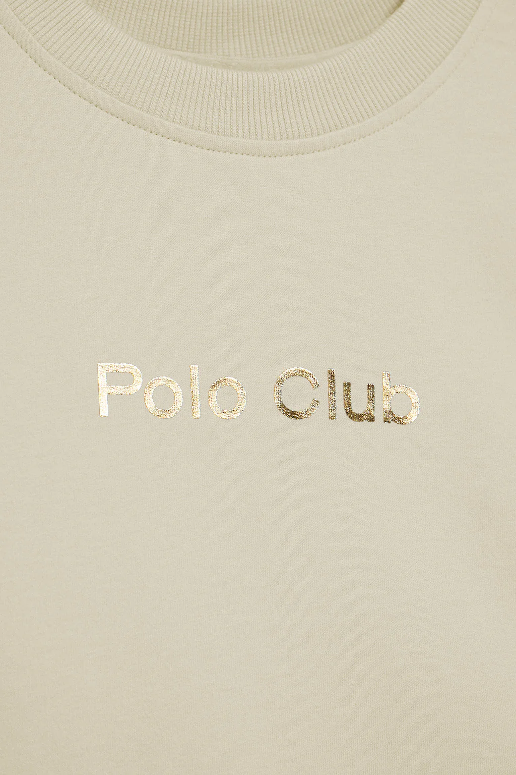 Camiseta Diamond beige con print foil Polo Club - Image 7