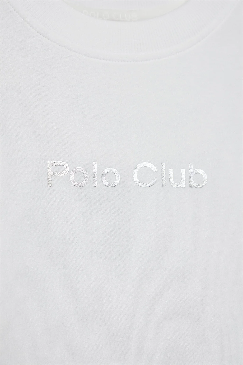 Camiseta Diamond blanca con print foil Polo Club - Image 10