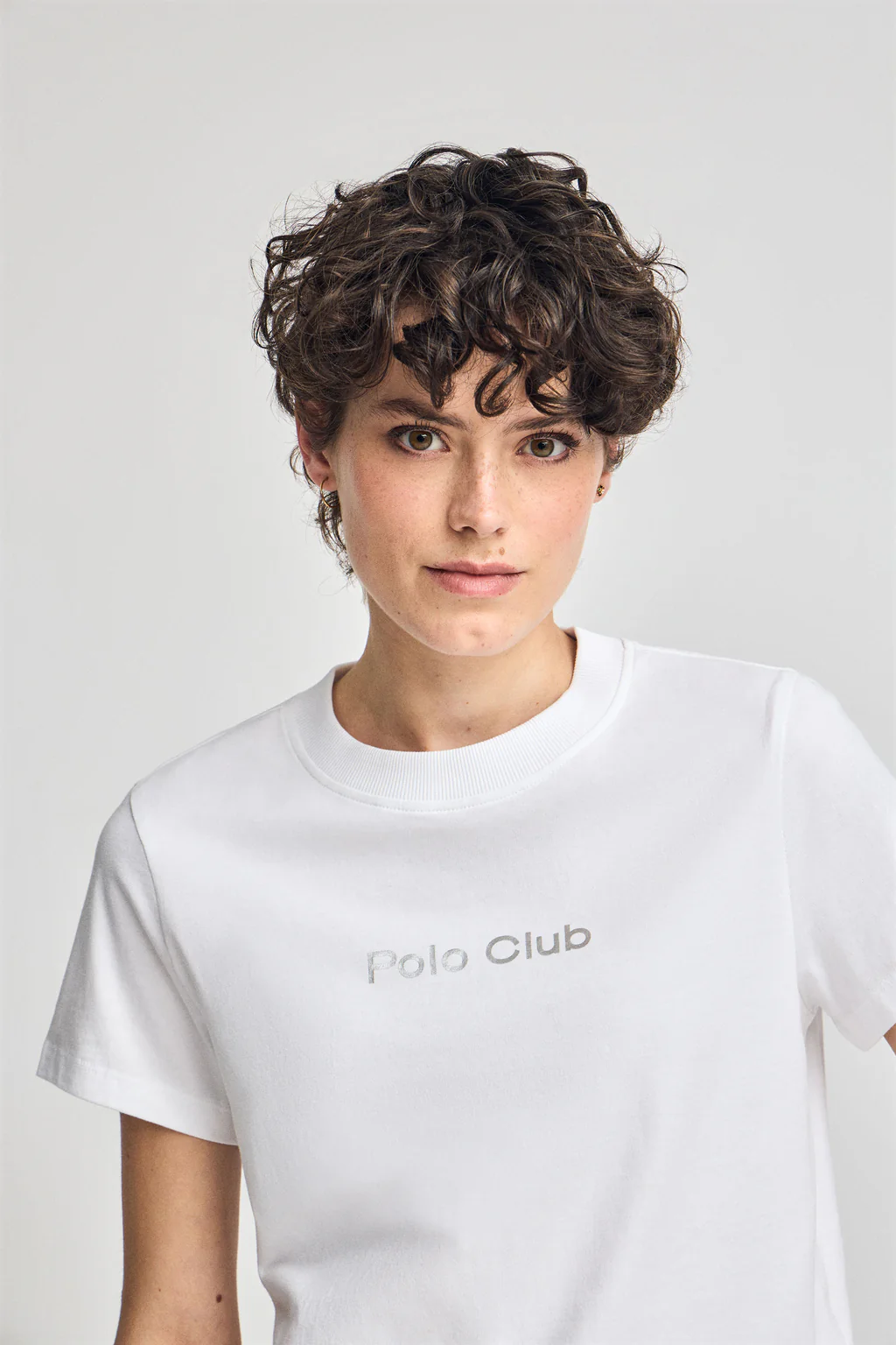Camiseta Diamond blanca con print foil Polo Club - Image 3