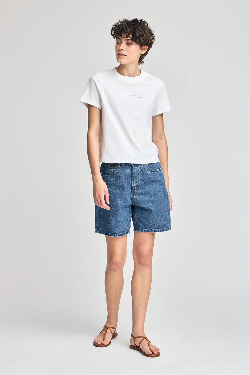Camiseta Diamond blanca con print foil Polo Club - Image 4