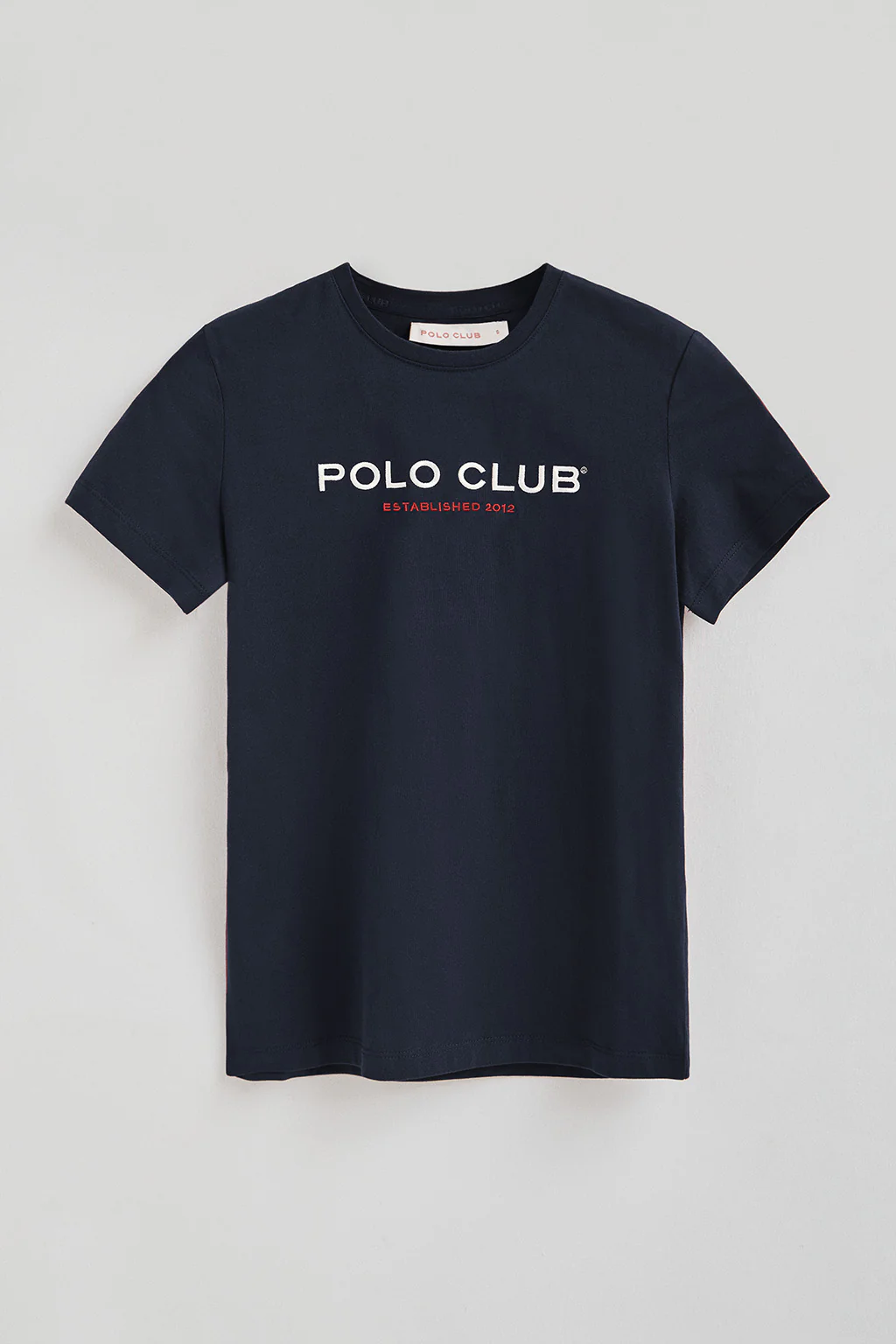 Camiseta azul marino de manga corta con logo Established 2012 Polo Club - Image 6