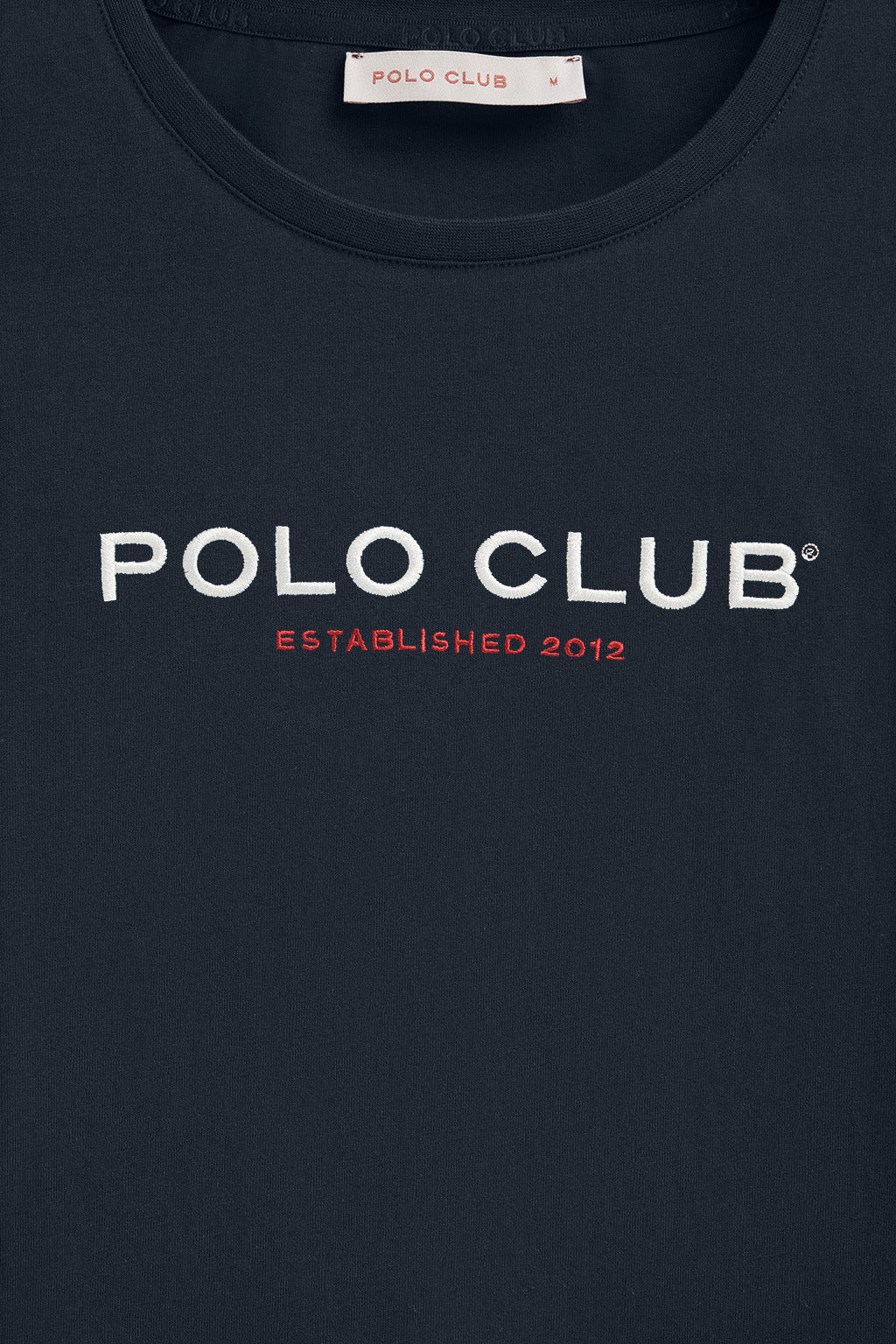 Camiseta azul marino manga larga y logo bordado Established 2012 Polo Club - Image 7